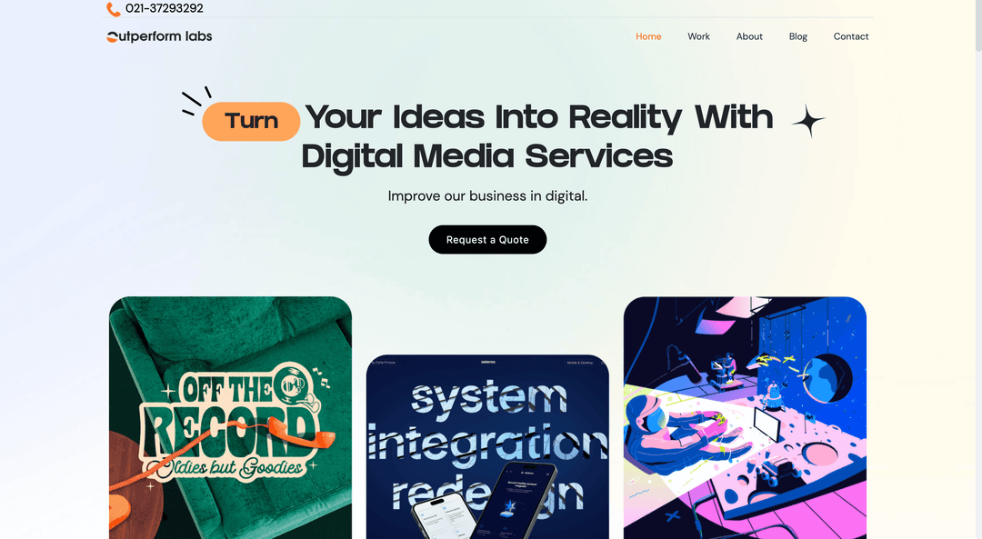 Outperform Labs - Improve our business in digital
